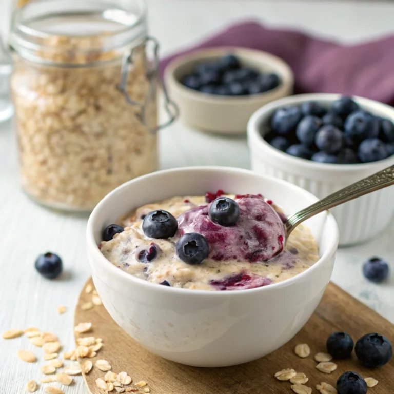 Blueberry Overnight Oats Recipe