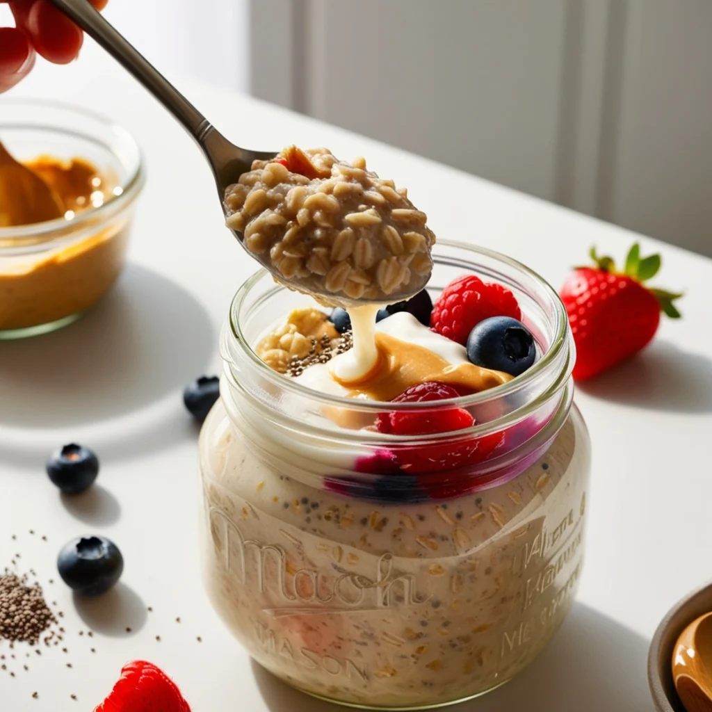 How to Make High Protein Overnight Oats: Energizing Breakfast Idea High Protein Overnight Oats Recipe