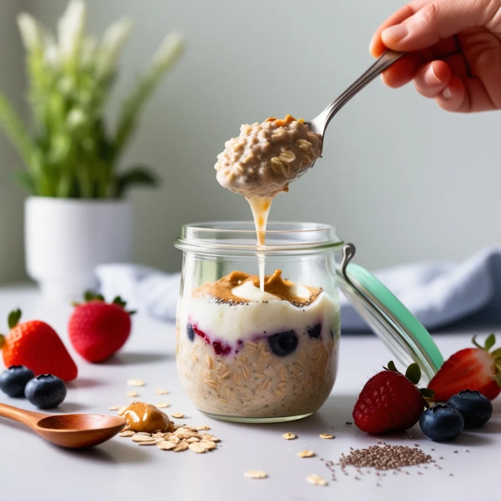 How to Make High Protein Overnight Oats: Energizing Breakfast Idea High Protein Overnight Oats Recipe