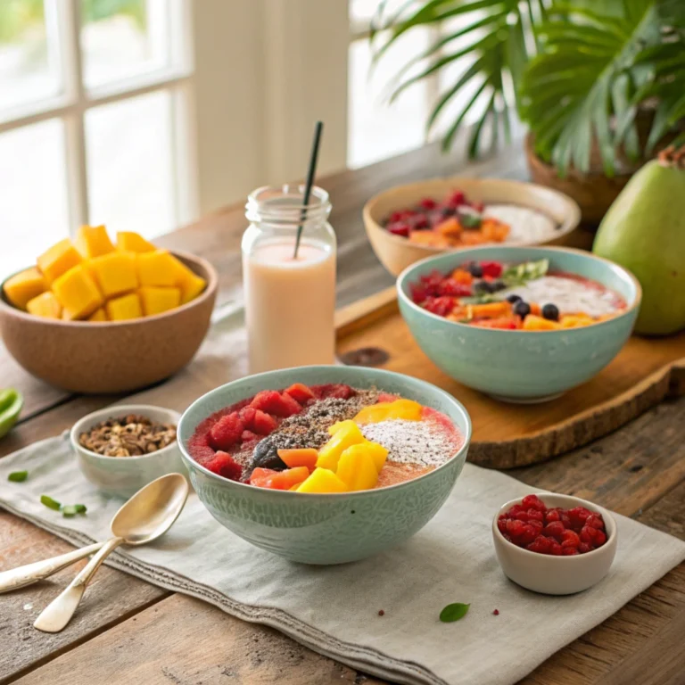 Tropical Smoothie Acai Bowl Recipe A Refreshing and Nutritious Delight