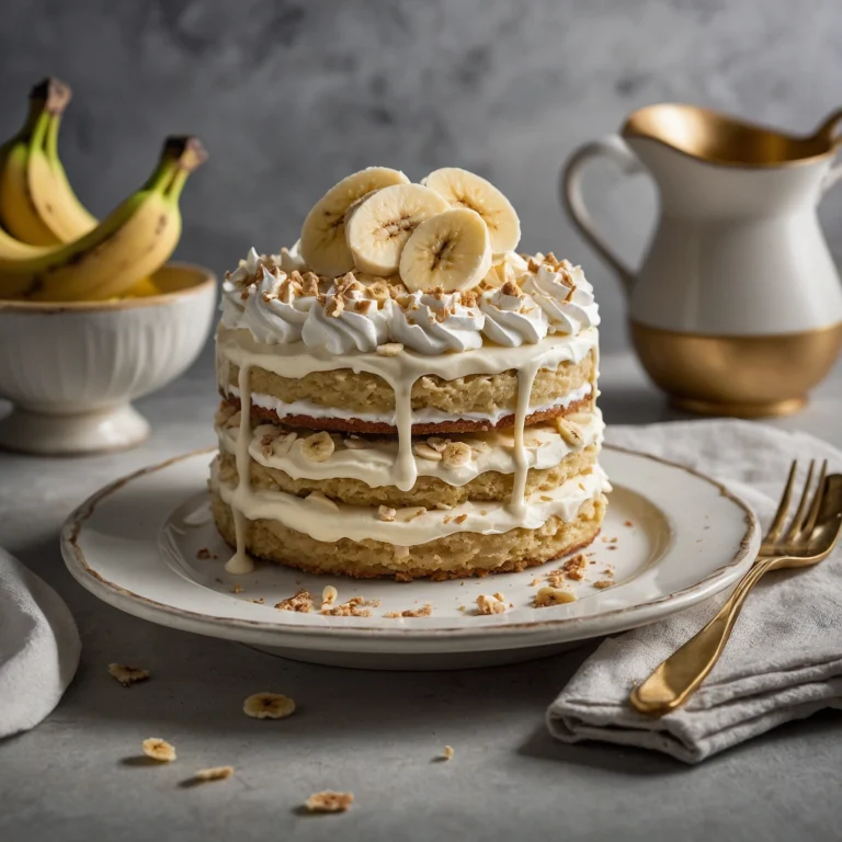 Homemade Banana Pudding Cake