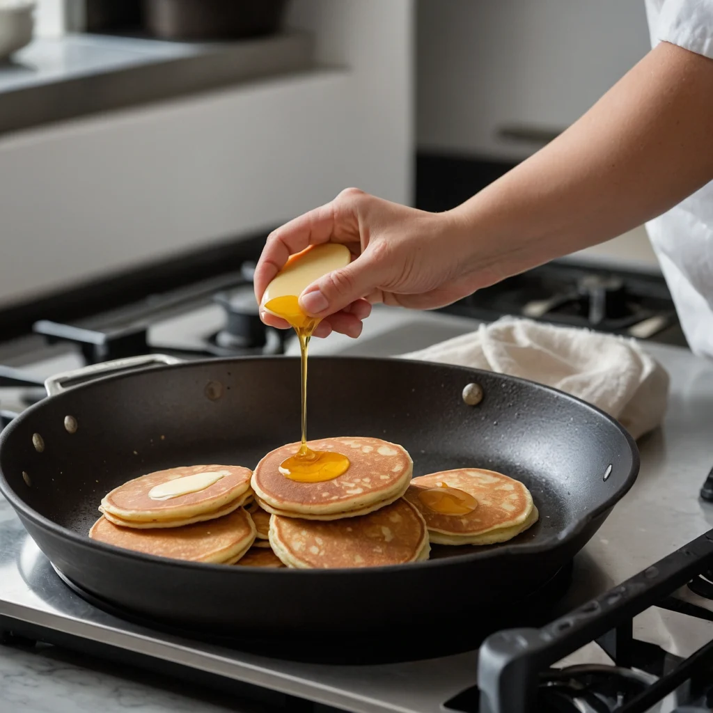 How to Make Perfectly Small Circular Mini Pancakes Easily Small circular pancakes