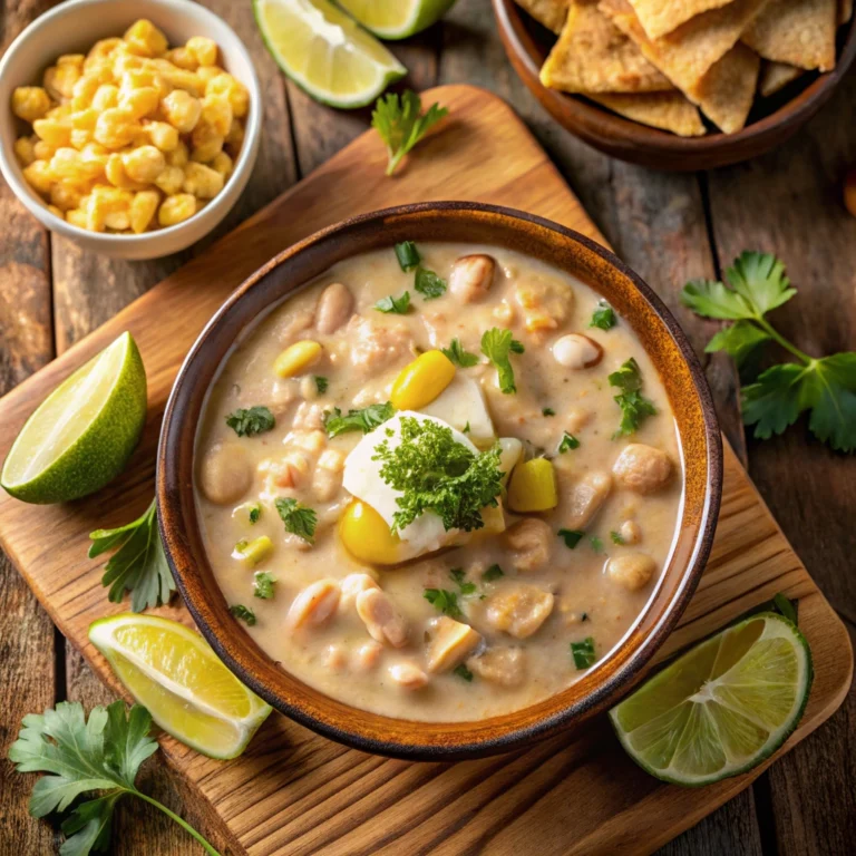 White chicken chili